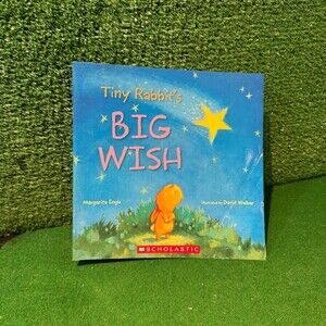 Scholastic Tiny Rabbit's Big Wish - Blue and Yellow Cover